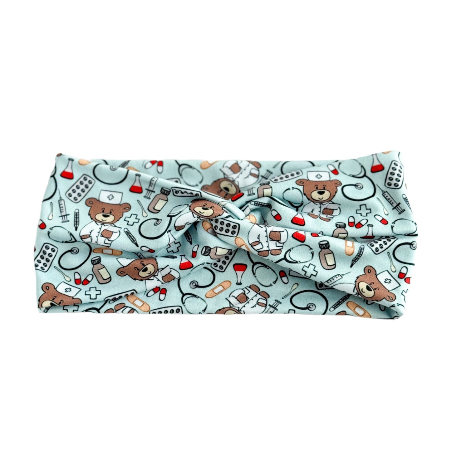 Doctor Bear Twist Headband Headband Studio