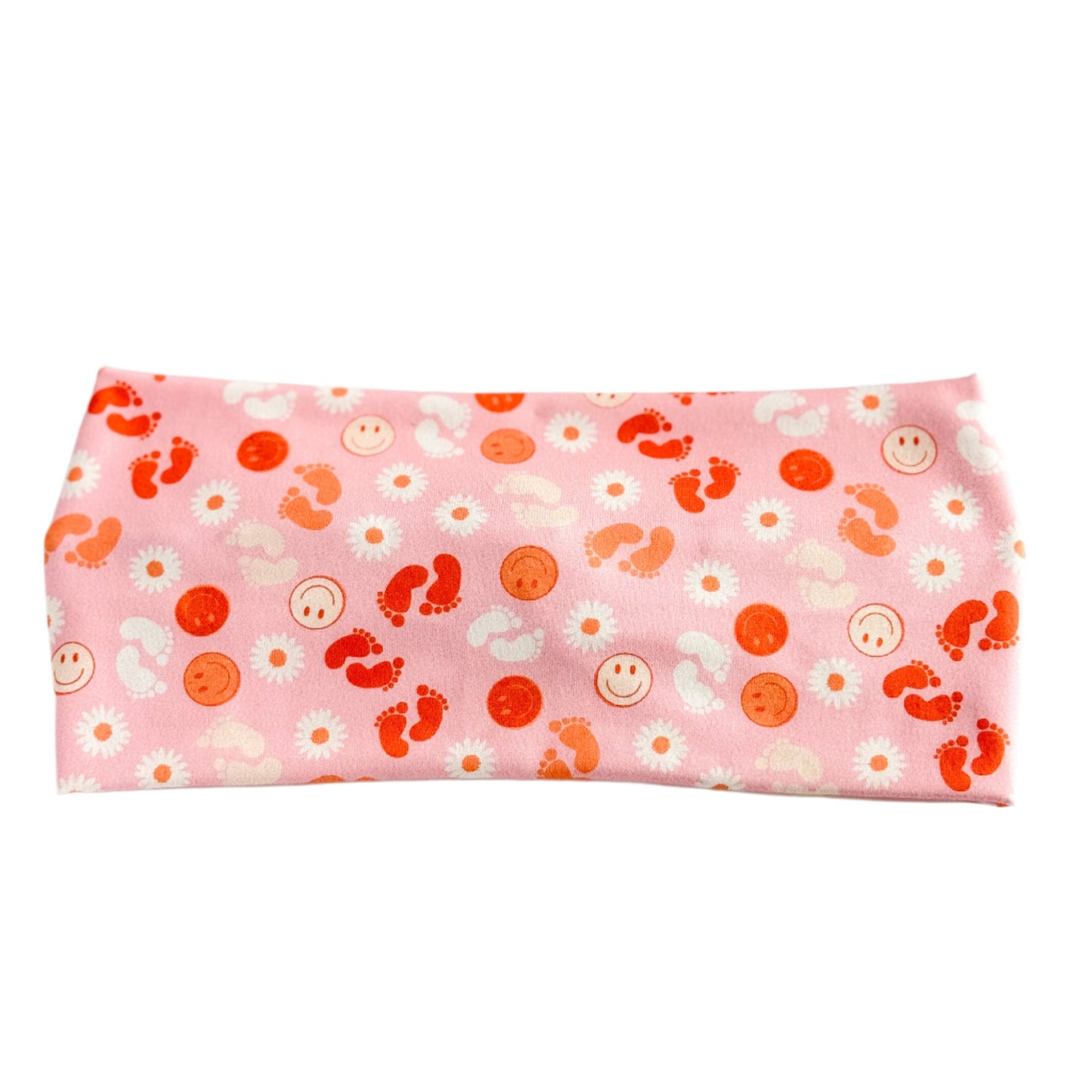 Pink Baby Feet Twist Headband Headband Studio