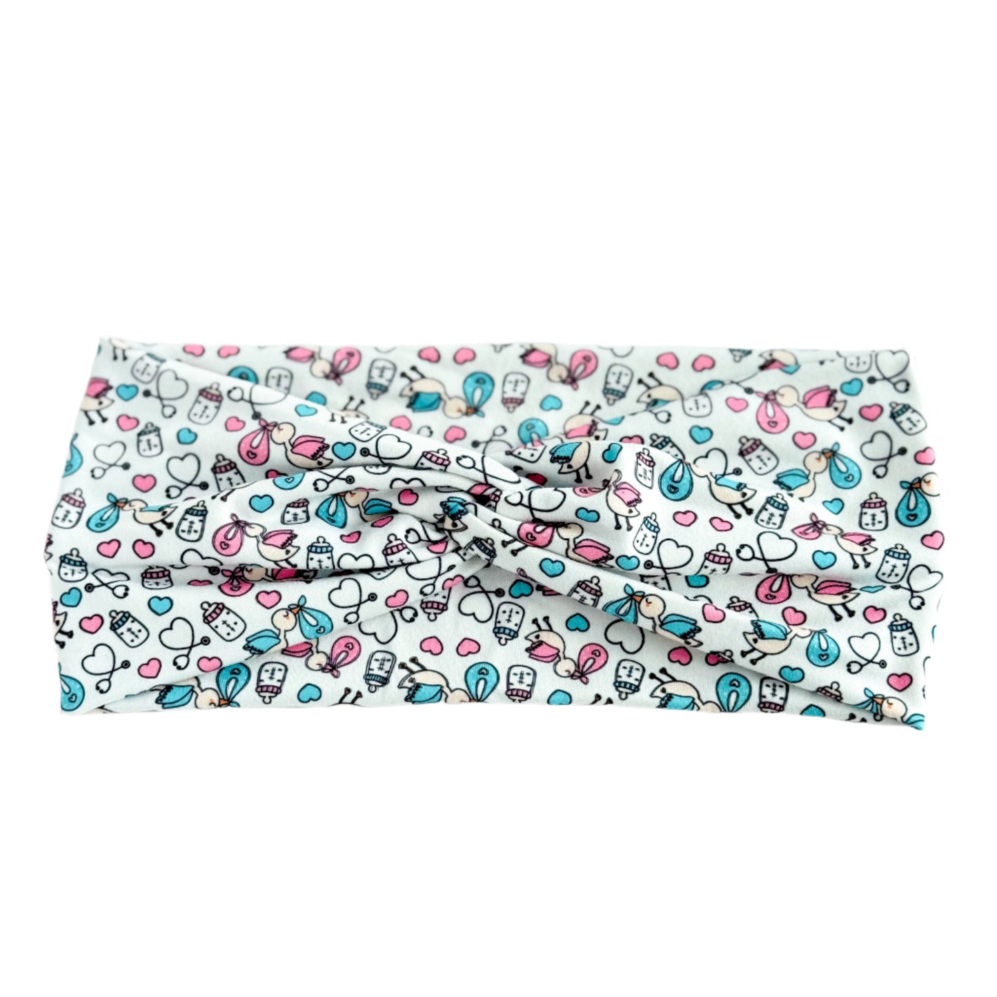 Labor & Delivery Stork Twist Headband Headband Studio