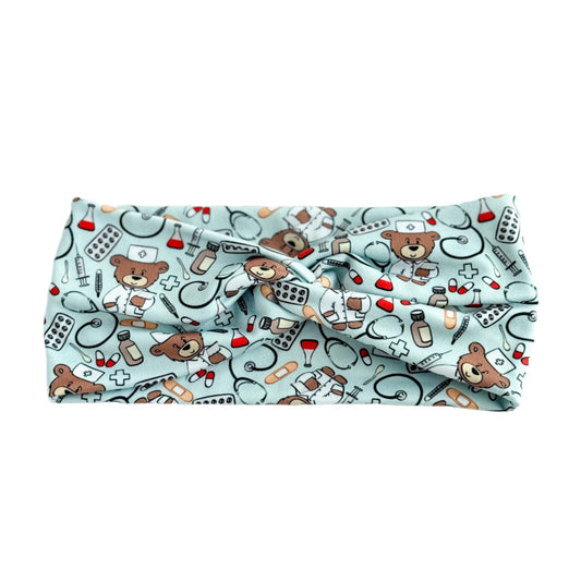 Doctor Bear Twist Headband Headband Studio