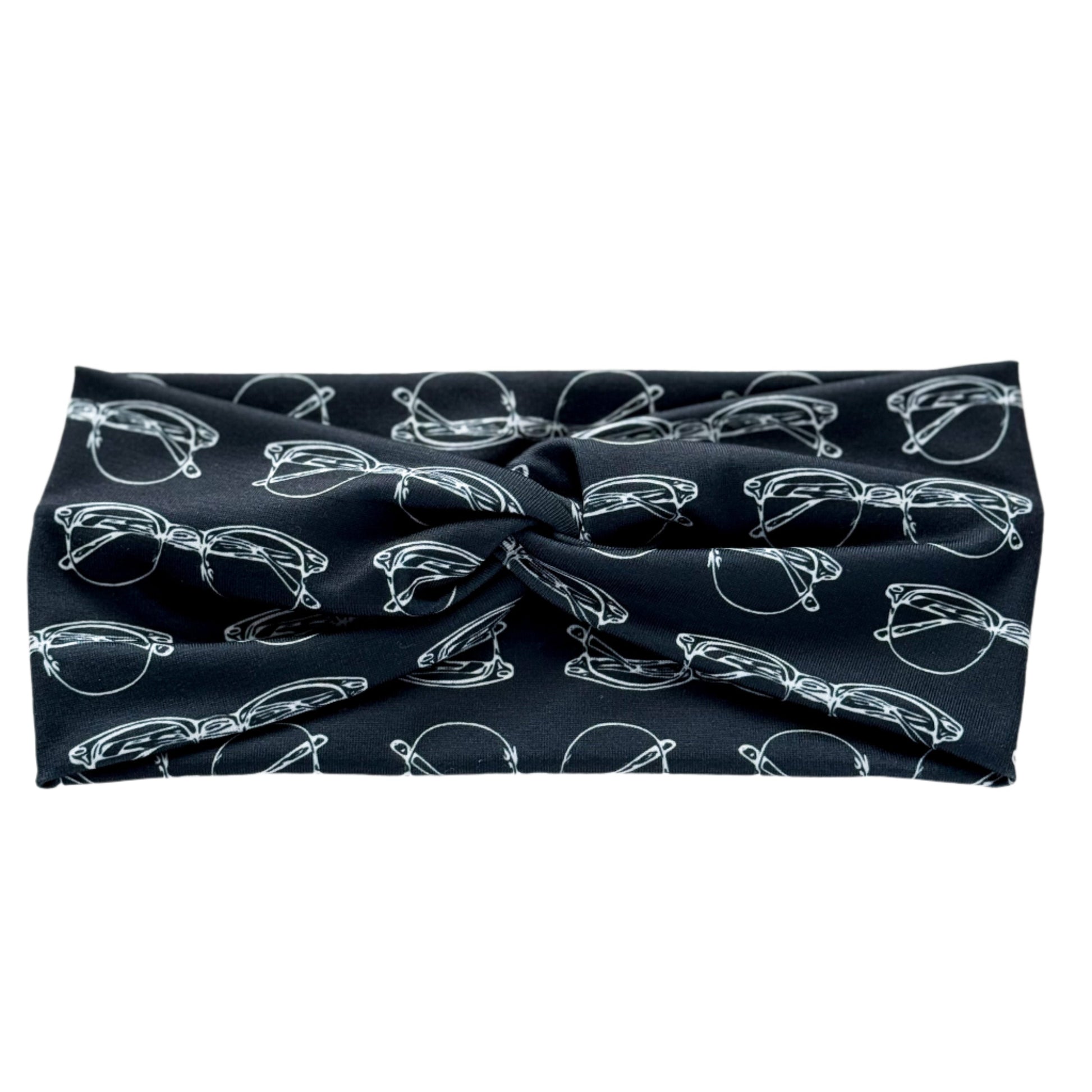 Black Eyeglasses Twist Headband – Soft Non-Slip Hair Accessory for Eye Care Professionals & Optical Staff Headband Studio