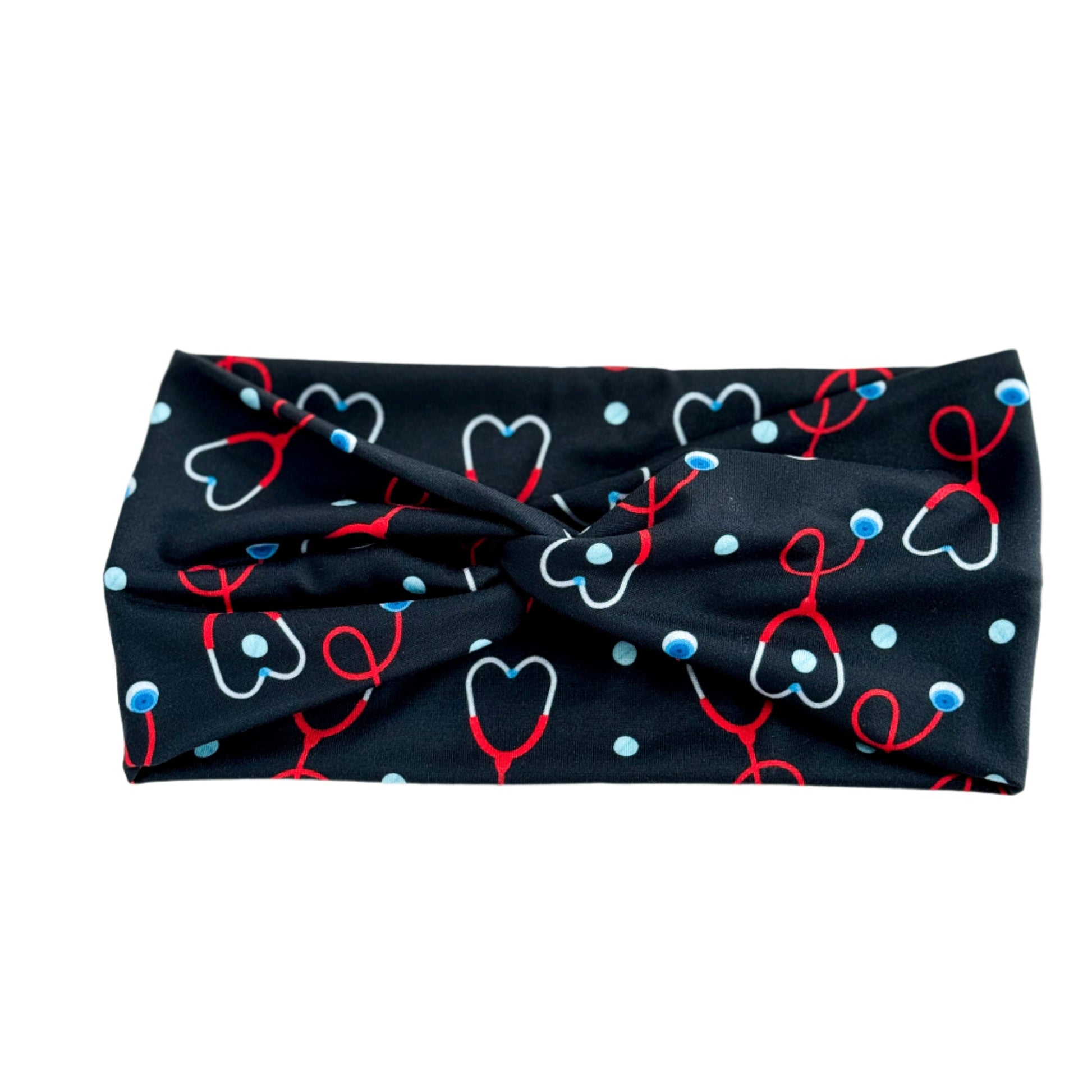Stethoscope Heart Twist Headband Headband Studio