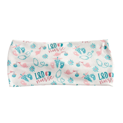L&D Nurse Twist Headband Headband Studio