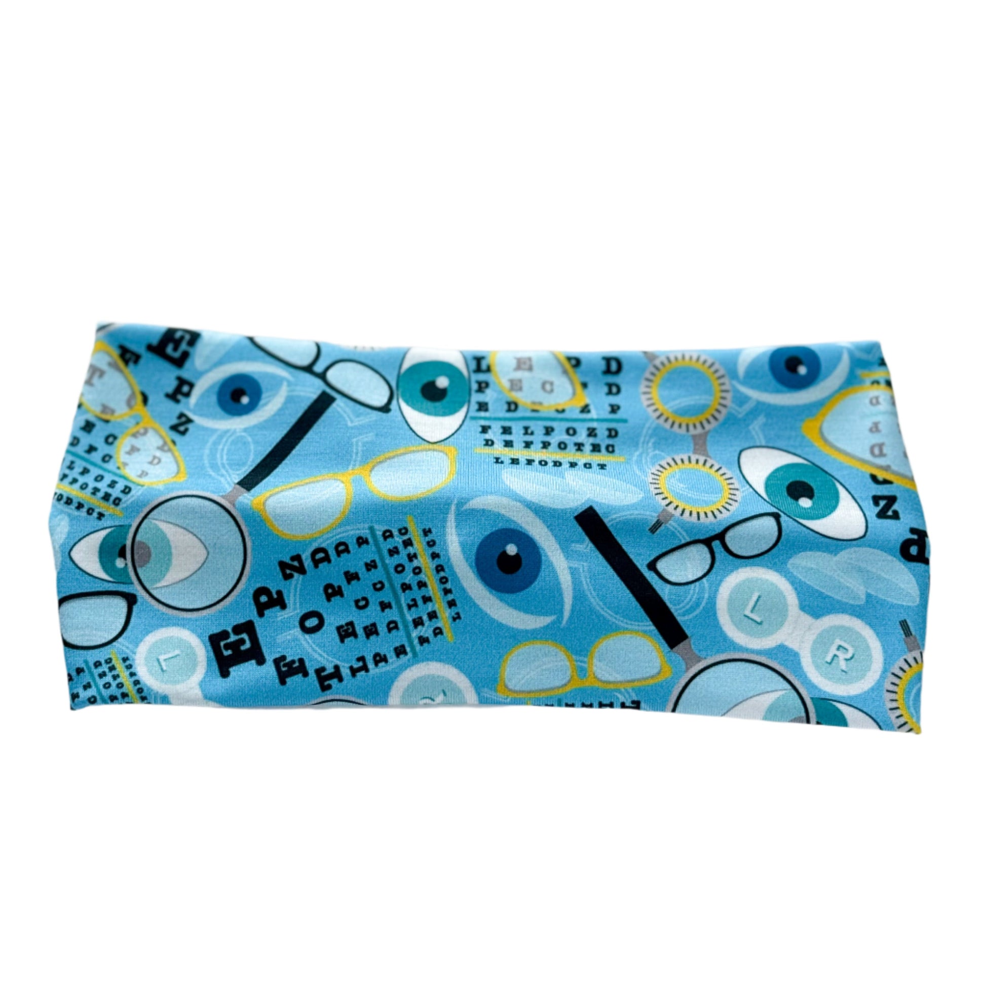 Blue Clear Vision Twist Headband – Optometry & Eye Care Hair Accessory for Professionals Headband Studio